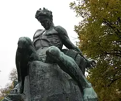 Strindberg Monument, in Tegnérlunden, Stockholm
