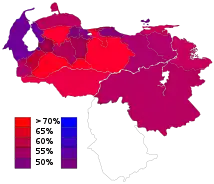 Results by state.