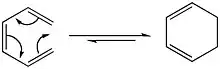 Formation of a cycloalkane via an electrocyclic reaction