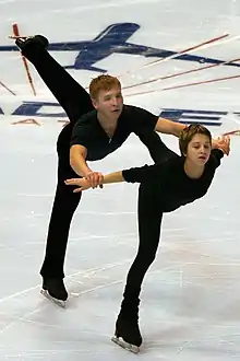 Pair arabesque spiral(Elena Efaieva & Alexei Menshikov)