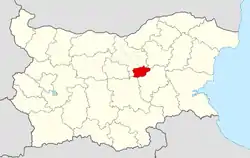 Elena Municipality within Bulgaria and Veliko Tarnovo Province.