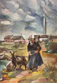 Woman with Goat