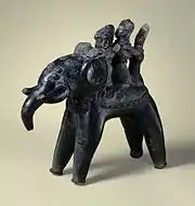 Elephant with Riders, Uttar Pradesh, India, 3rd-2nd century B.C.