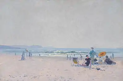 On the Sands, 1920, private collection