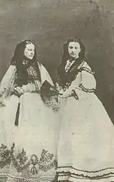 Elisabeth-Alexandrine de Ficquelmont, princess von Clary-und-Aldringen and her daughter, Edmée, countess di Robilant e Cereaglio