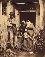 Elisabeth Jerichau-Baumann with her son Harald Jerichau and Pietro Krohn c. 1873 by Pietro Boyesen