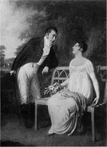 Gerhard von Hosstrup and his wife Elisabeth née Seyler, painted ca. 1815
