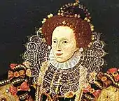 Contemporary portrait of Elizabeth I