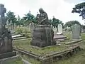 The grave of Ellen and William Cuffe