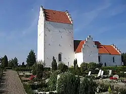 The village church in Elling, seen from the south