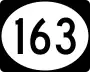 Route 163 marker