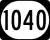 Kentucky Route 1040 marker