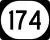 Kentucky Route 174 marker