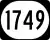 Kentucky Route 1749 marker