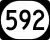 Kentucky Route 592 marker