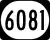 Kentucky Route 6081 marker