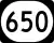 Kentucky Route 650 marker