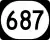 Kentucky Route 687 marker