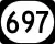 Kentucky Route 697 marker