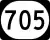 Kentucky Route 705 marker