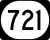 Kentucky Route 721 marker
