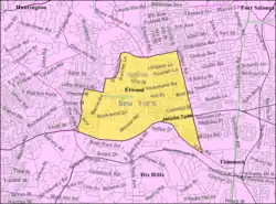 U.S. Census map of Elwood