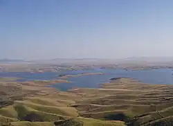 Reservoir of La Serena, the largest in Spain.