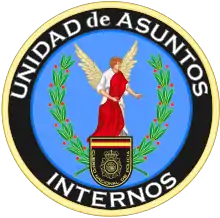 Emblem of the Internal Affairs Unit (UAI)