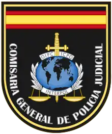 Emblem of the Judiciary Police Commissioner General (CGPJ)