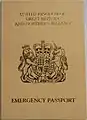 Series B emergency passport