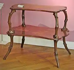 Table by Émile Gallé, c. 1900 (Bröhan Museum)