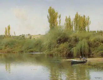 Bank of the Guadaira with Boat, c. 1890