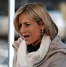 Emily Maitlis, a British journalist and newsreader.