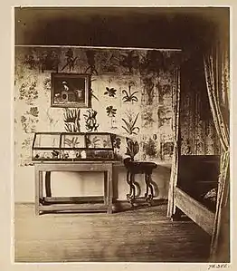 Linnaeus bedroom, 1864