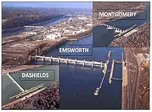 Emsworth, Dashields, and Montgomery lock and dams