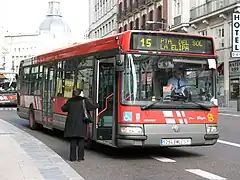 Empresa Municipal de Transportes de Madrid Renault Agora Line in Madrid in February 2007