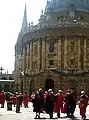 Radcliffe Square on the day of Encaenia, 2009.