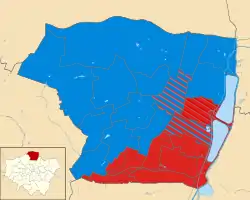 Enfield 2002 results map