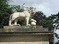 Medici Lion on the side of the Queen's Gate