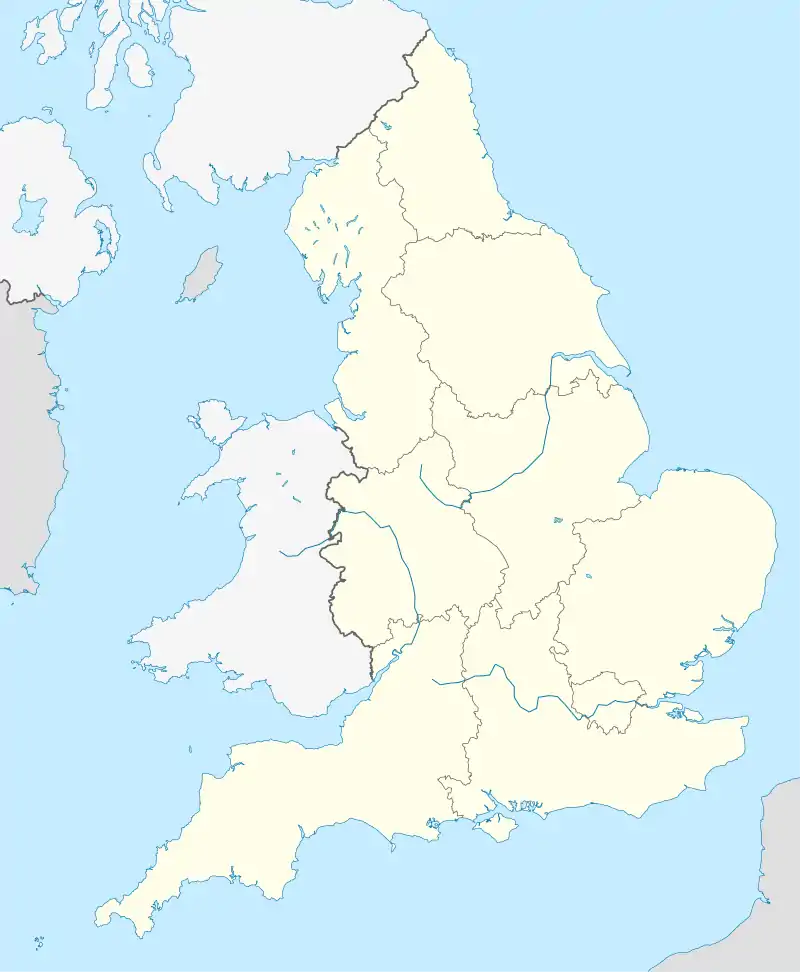 Map of England showing the locations of Cadena cafés.