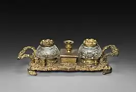 England or America, 19th century - Inkwell Set - 1961.172 - Cleveland Museum of Art