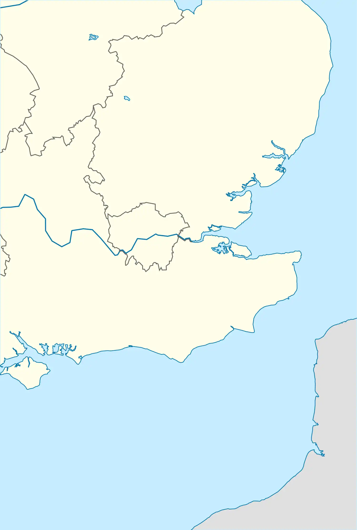 2003–04 Isthmian League is located in Southeast England