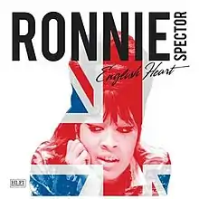 Ronnie Spector, with a design suggestive of the Union Jack