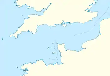 Alderney is located in English Channel