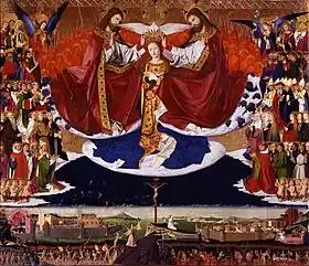 Enguerrand Charonton Coronation of Mary by the Trinity, 1454