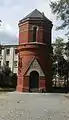 Even the water tower of the William Enston Home in Charleston, South Carolina displays Victorian brickwork.