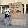 Enterprise High Sign and Mascot