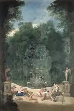 "Entrée du Labyrinthe" by Jean Cotelle, ca. 1693