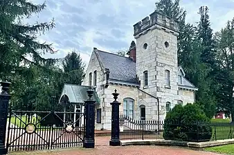 Antietam National Cemetery entrance and gatehouse