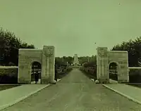 Entrance gate, 1923
